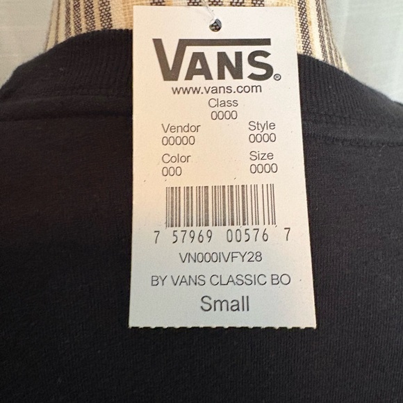Vans Black Short Sleeve Tee Bold Logo - Picture 4 of 8